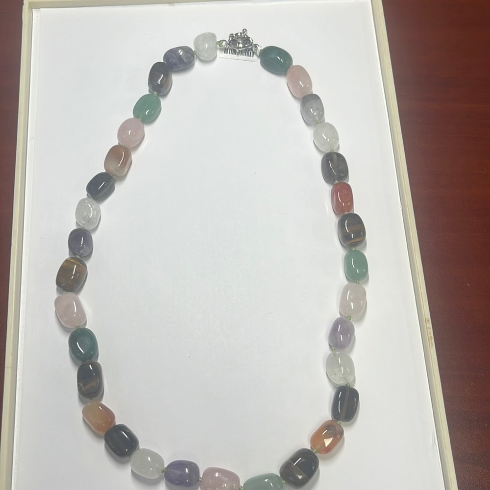 Mix-Colored Rock Necklace